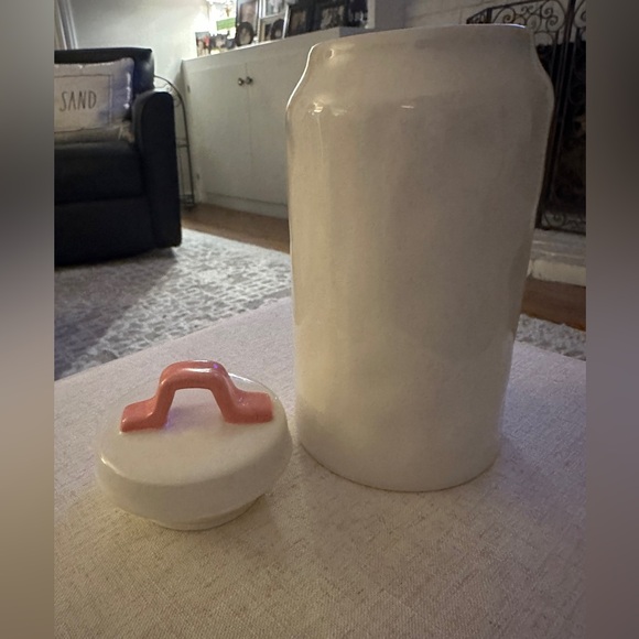 Rae Dunn Dark Brown Bunny Love Canister NEW - Picture 3 of 4